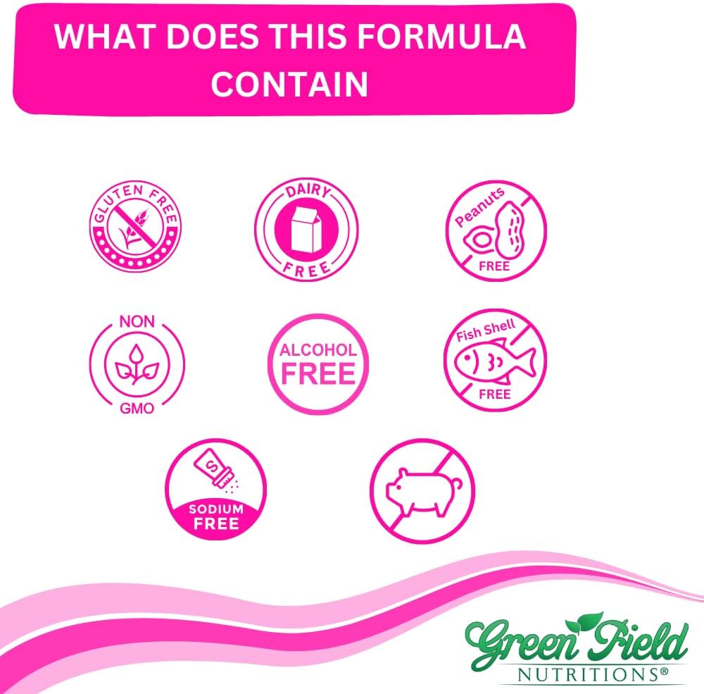 Greenfield Nutritions Halal Biotin Tablets for Adults - 5000mcg Biotin with 50mg Collagen and Minerals - 60 Tablets - görsel 9