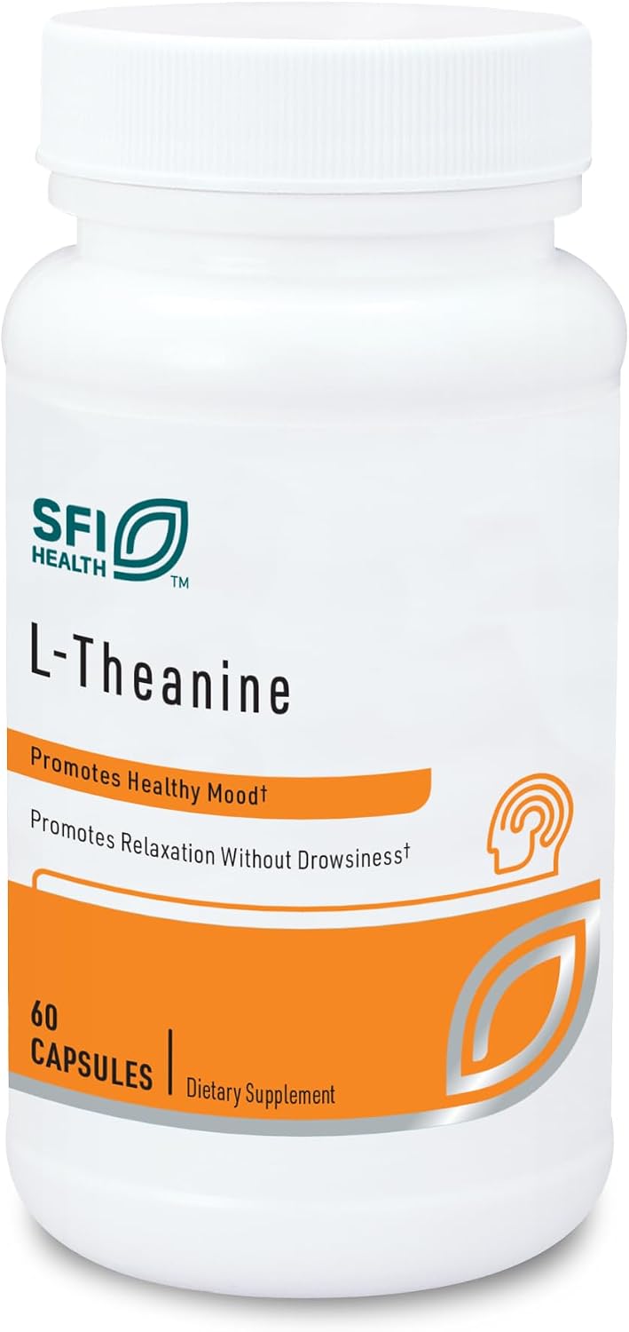 Klaire Labs L-Theanine – 100mg Suntheanine (60 Capsules) - görsel 1