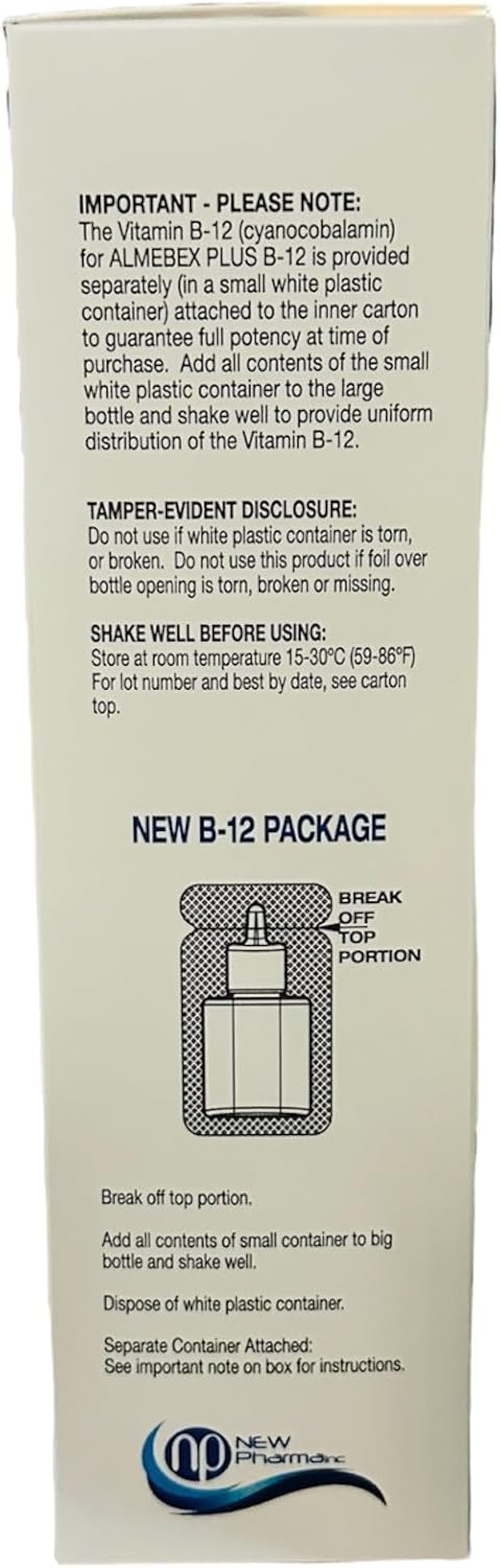 Almebex Plus B12, Neurotropic Vitamins and Choline, 473 ml - görsel 4