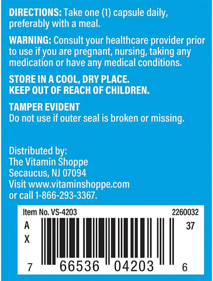 The Vitamin Shoppe Vitamin D3 K2 5000 IU – Bone Density and Heart Health | D3 + K2 MK-7 | 120 Capsules | Synergistic Formula