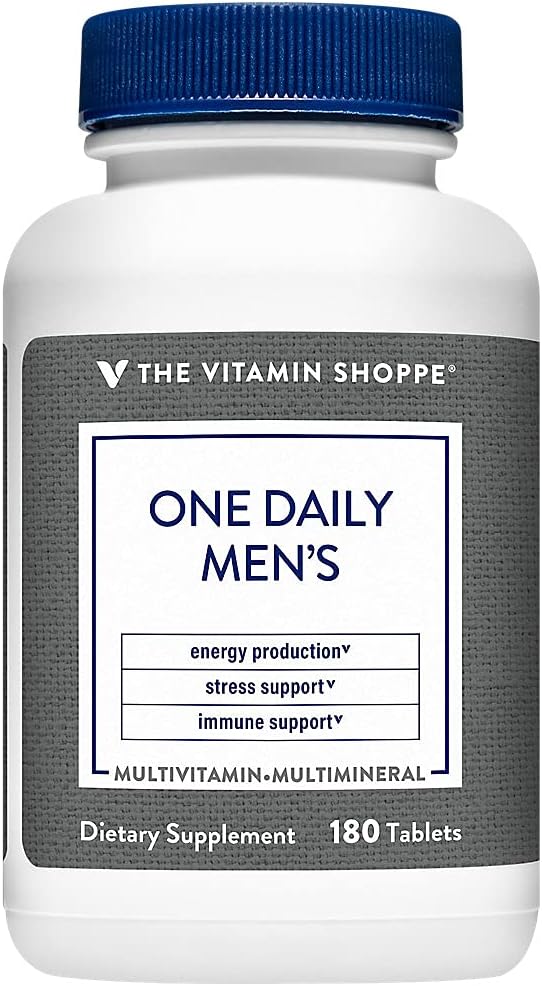 The Vitamin Shoppe One Daily Men's Multivitamin, 180 Tablets - görsel 5