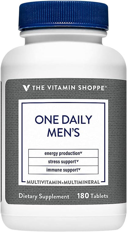 The Vitamin Shoppe One Daily Men's Multivitamin, 180 Tablets