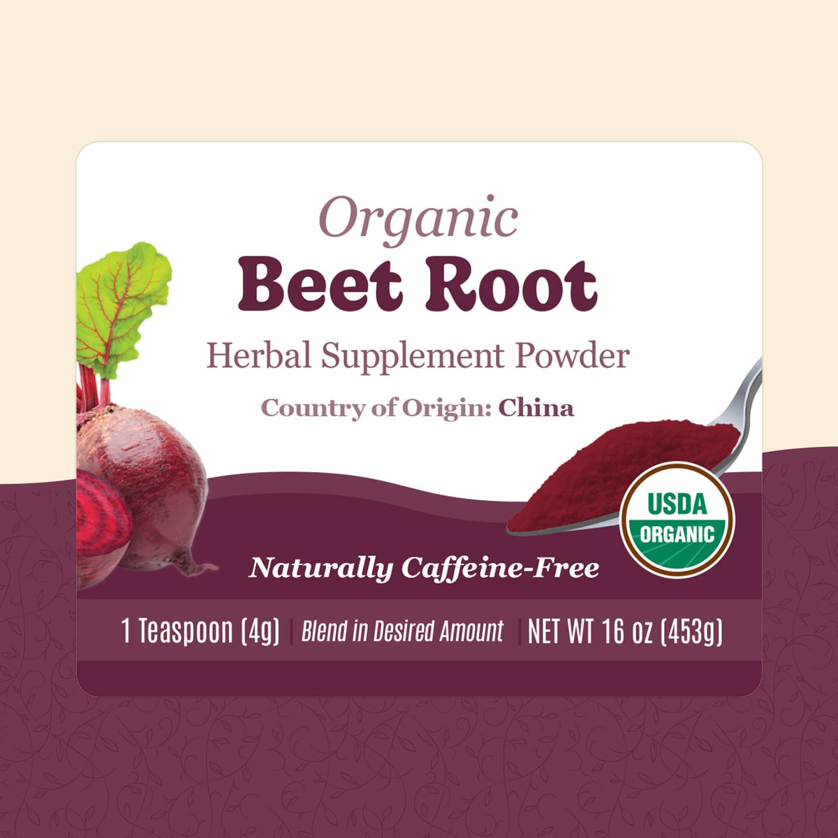 Organic Positively Botanicals Company, Beetroot Powder, 454 g - görsel 5