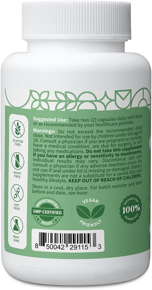 Pattern Wellness Cognitive Complex – Brain Health & Mental Clarity, Lion's Mane, Bacopa & B Vitamins, 60 Capsules - görsel 2