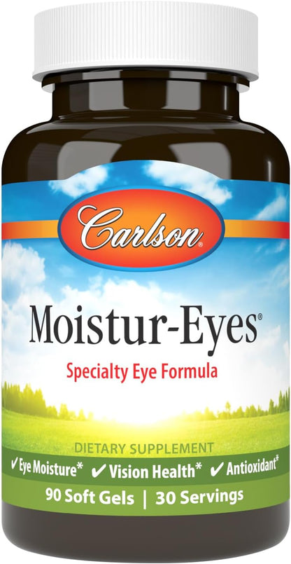 Carlson Moistur-Eyes, Specialty Eye Formula, 90 Softgels