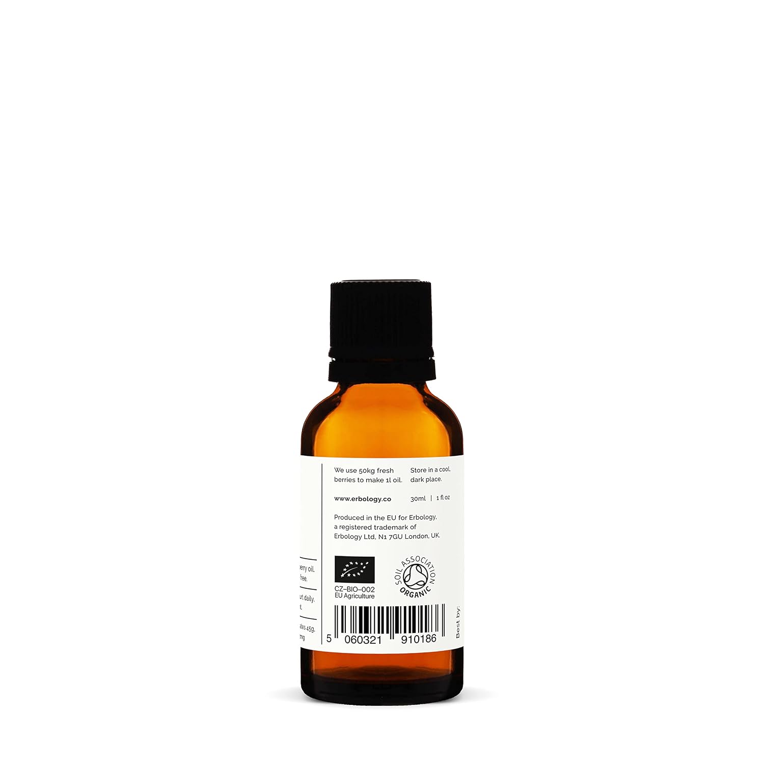 Erbology 100% Organic Sea Buckthorn Oil - Cold-Pressed 50:1 - Rich in Omega-7 and Beta-Carotene - Non-GMO - 30 ml - görsel 8