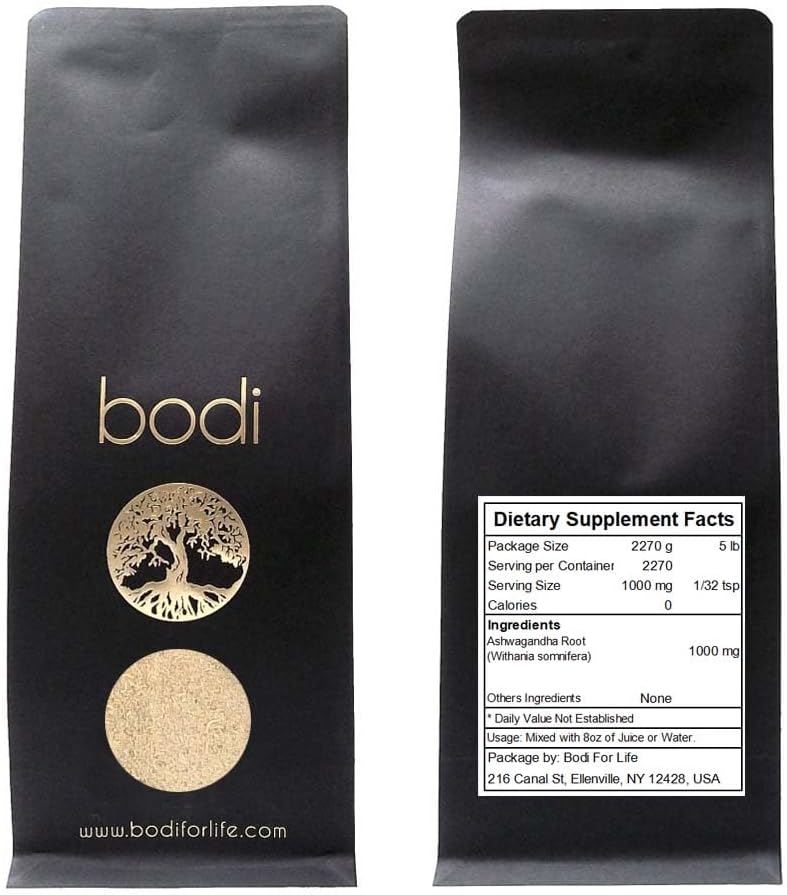 bodi Ashwagandha Root Powder 4oz - görsel 8