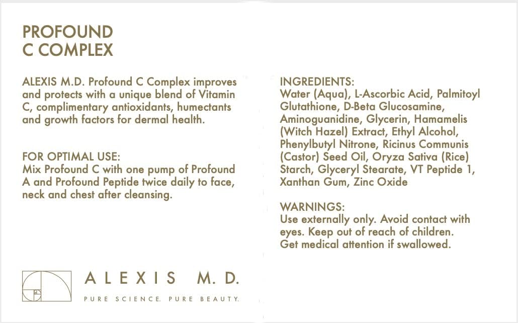 Profound C Complex | 20% Vitamin C | Glutathione | 30ml | 1oz - görsel 7