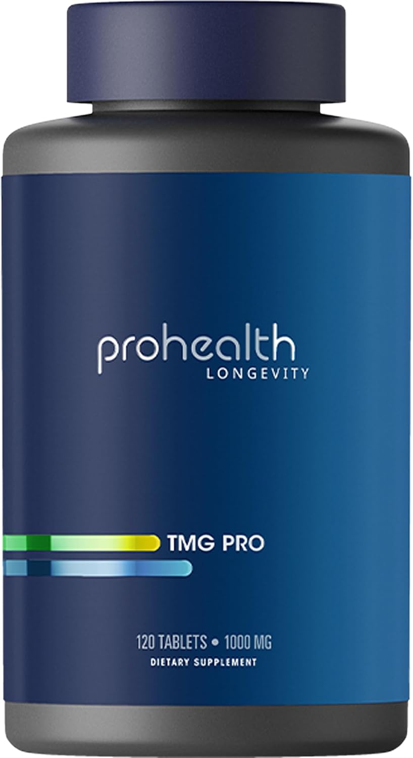 ProHealth Longevity TMG Supplements - Trimethylglycine 1000mg, 120 Tablets (3 Pack) - Methylation Support - görsel 9