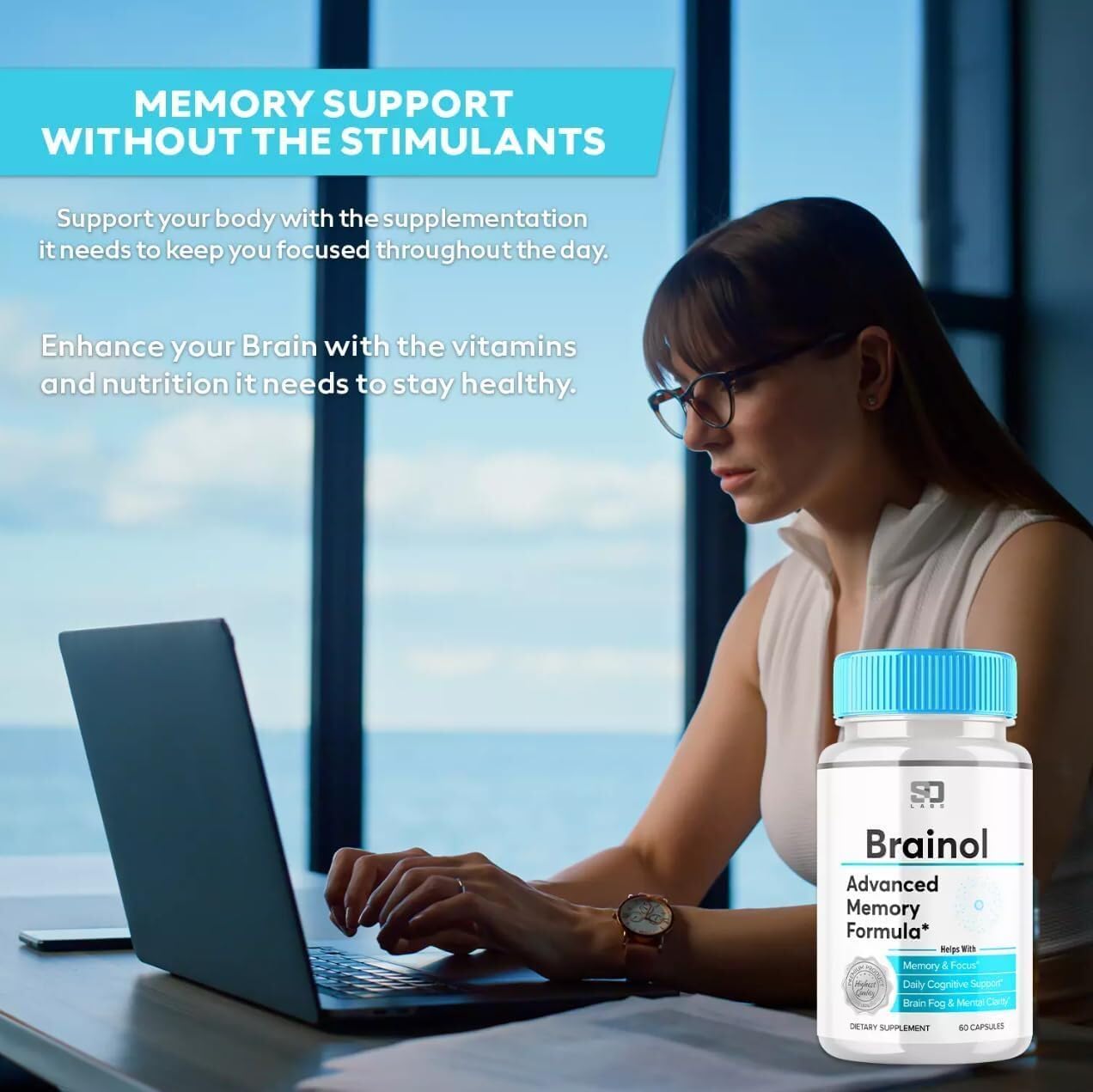 Brain-ol Advanced Memory Formula, 60 Capsules – Supports Memory, Focus and Daily Cognitive Health - görsel 5