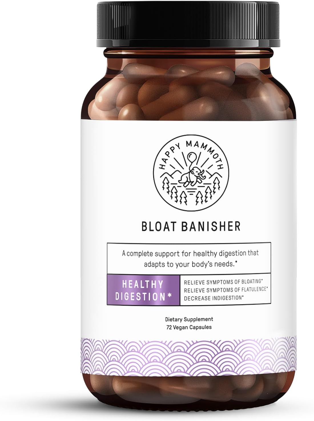 Happy Mammoth Bloat Banisher for Bloating, Digestion & Gut Comfort - görsel 1