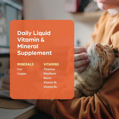 Liquid Vitamin-Mineral Supplement for Dogs & Cats, Beef Liver Flavour, 118 ml