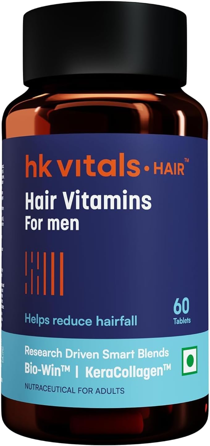 Vitals Hair Vitamin with DHT Blockers | Omega and Biotin (60 Capsules) - görsel 1