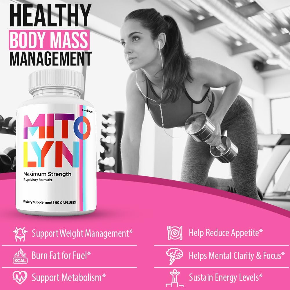 (2 Pack) Mitolyn Capsules, Advanced Formula Supplement – Mito Lyn Pills, Maximum Strength All-Natural Support, 2-Month Supply - görsel 4
