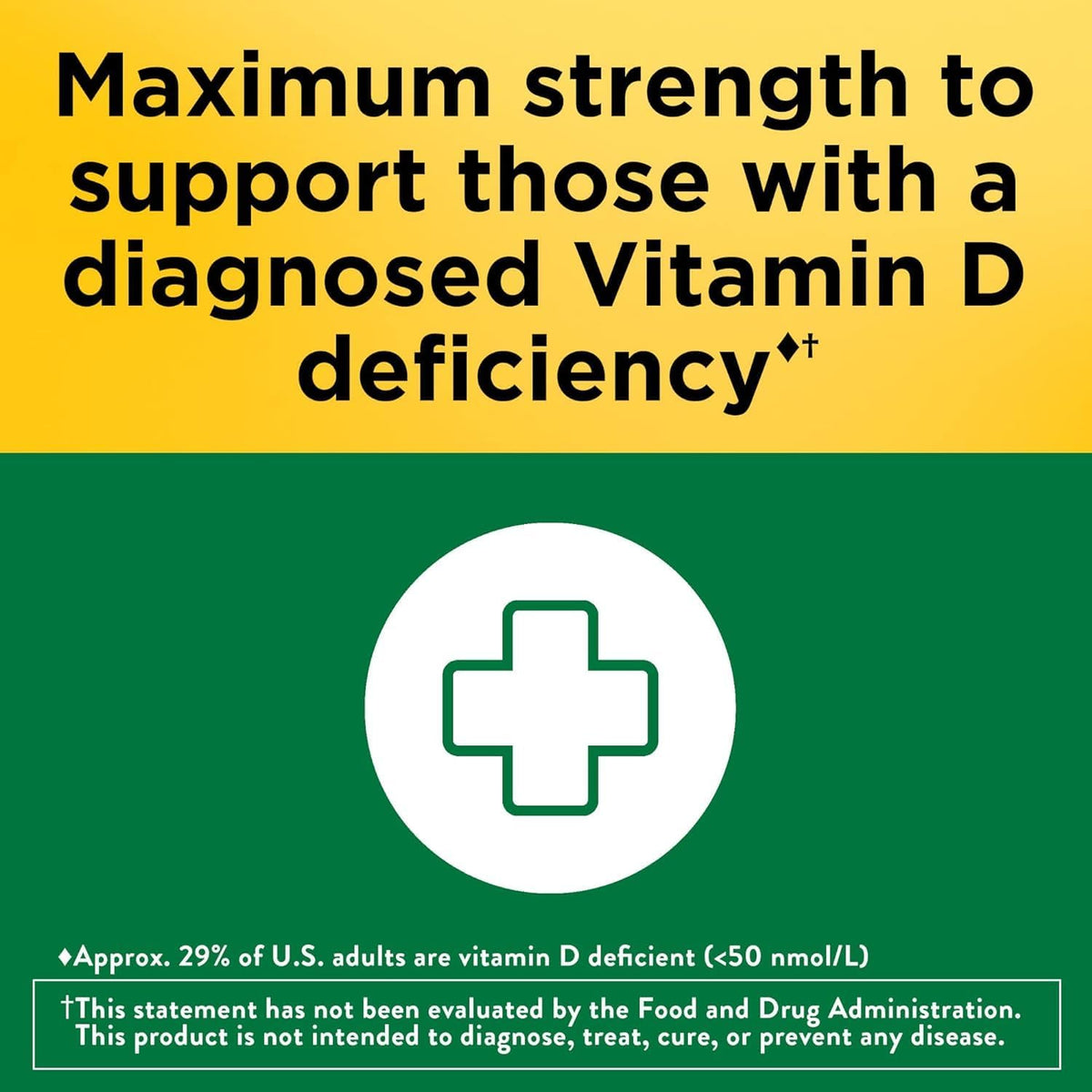 Nature Made Maximum Strength Vitamin D3 10000 IU (250 mcg), Food Supplement for Bone, Teeth, Muscle and Immune Health Support, 60 Soft gel capsules, 60 Day Supply - Pack of 2 - görsel 3