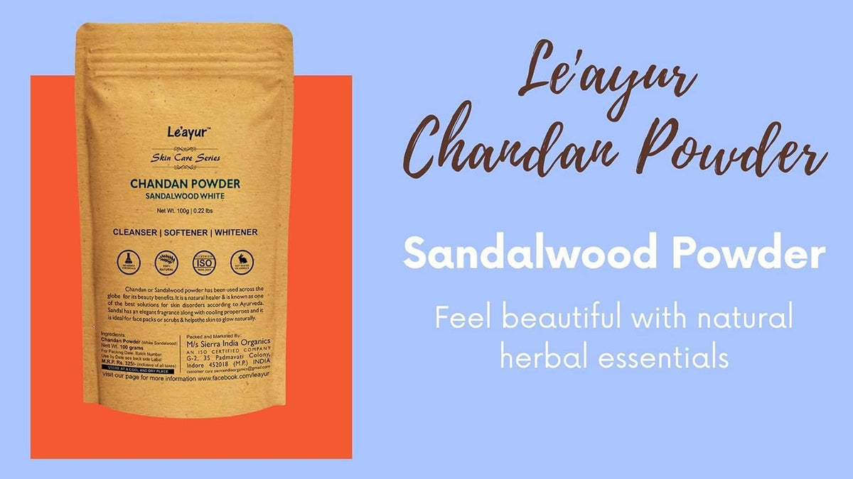 Le'ayur Chandan (Sandalwood) Powder - 100g - görsel 4