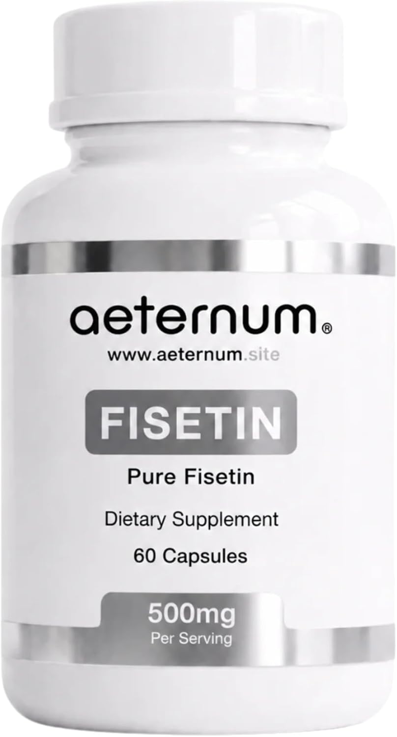 aeternum Premium Quality Fisetin 500mg 60 Capsules - görsel 2