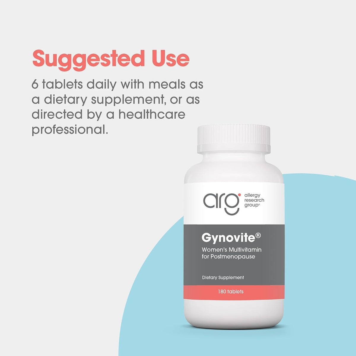 Optimox Gynovite Plus - Women's Multivitamin & Multimineral Supplement - Postmenopausal Support with Magnesium, Vitamin D3, Biotin & Digestive Enzymes - 30 Servings - 180 Count - görsel 3