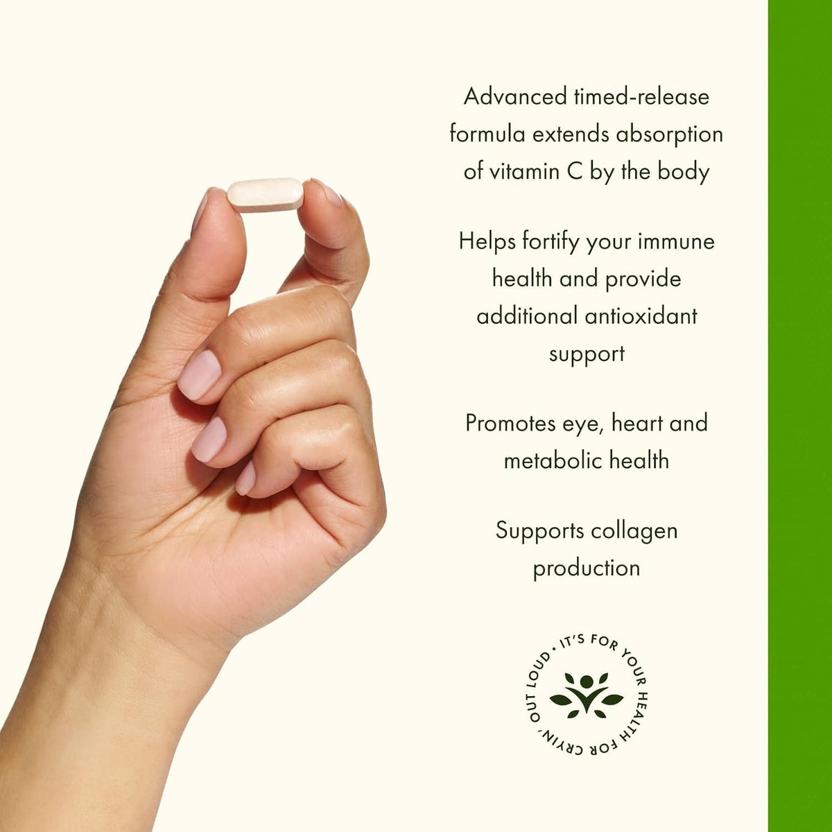 Swanson Timed-Release Vitamin C with Rose Hips - 1000 mg, 250 Tablets - görsel 4