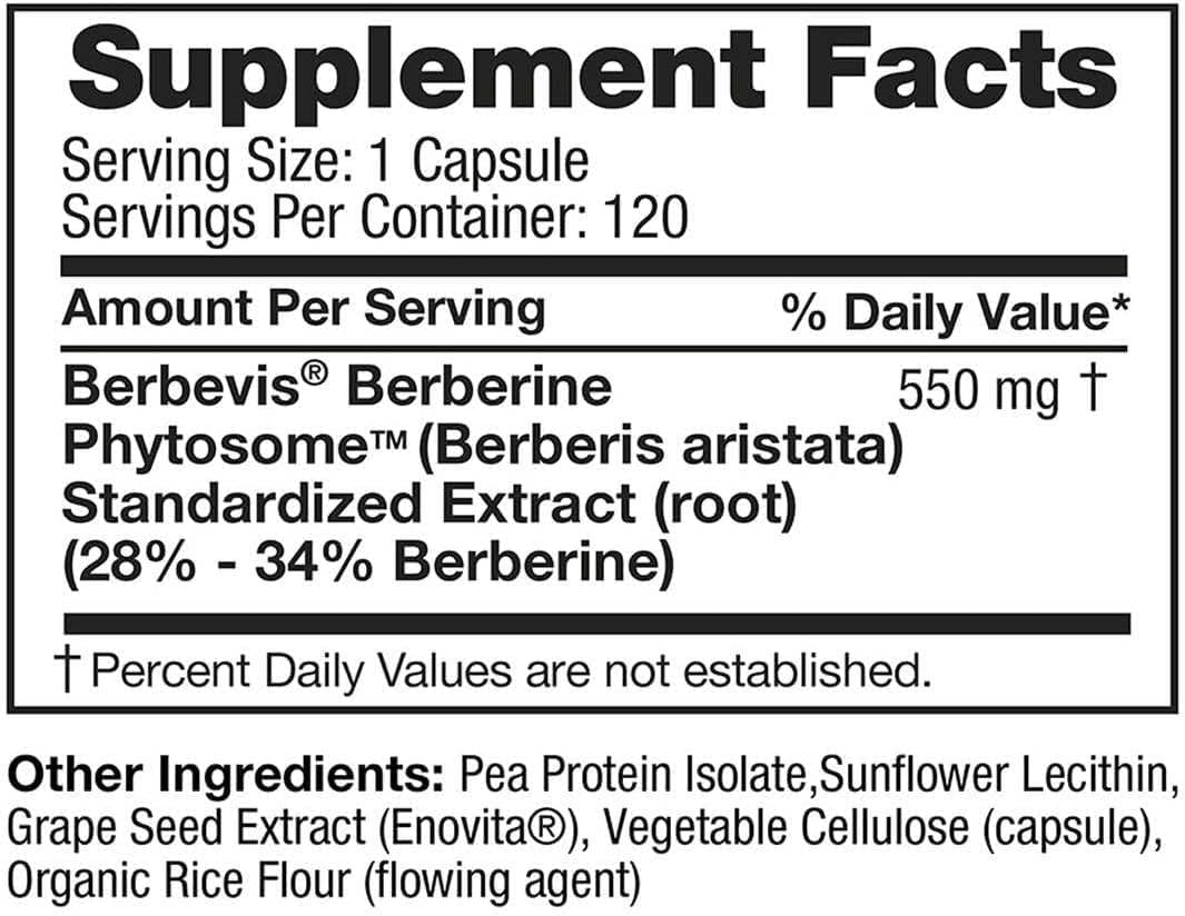 Feel Good Superfoods Berberine Phytosome, 120 Vegan Capsules - görsel 4
