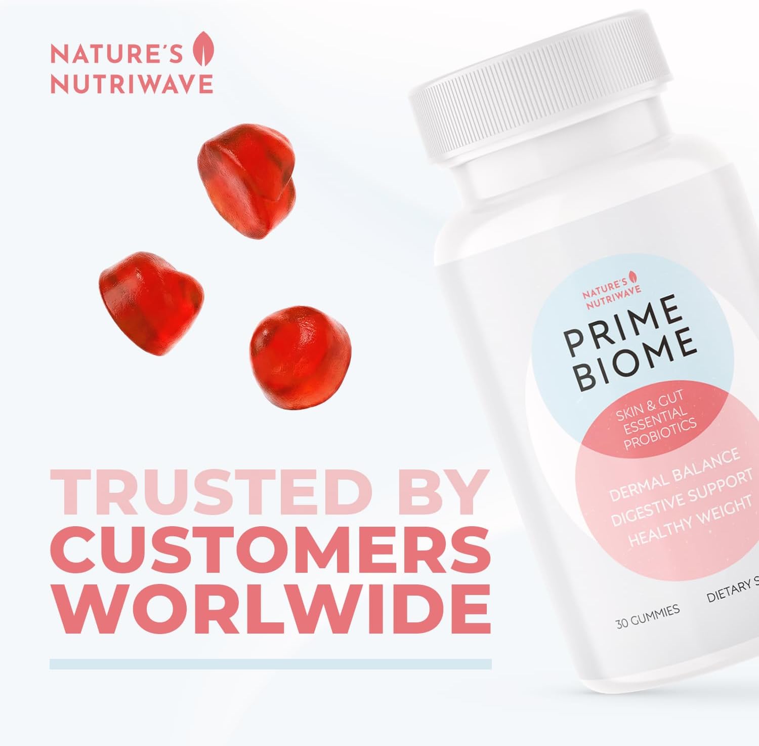 PrimeBiome Gummies – Inulin, Lion's Mane & Ginger | Prebiotic and Probiotic Support - görsel 4