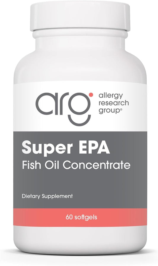 ARG Super EPA - Concentrated Omega-3 Fish Oil - 720 mg EPA & 480 mg DHA - 60 Softgels