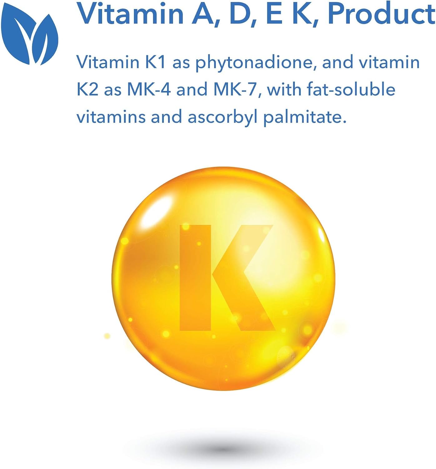 Allergy Research Group Full Spectrum Vitamin K: K1, MK-4, MK-7 with A, C and D3 – 90 Softgels - görsel 4