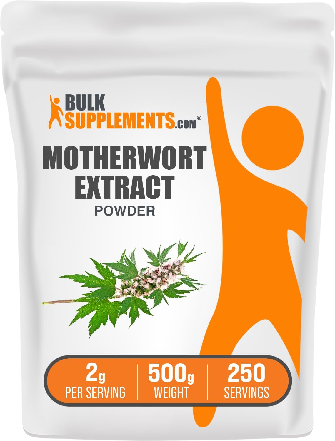 BulkSupplements Motherwort Extract Powder - Herbal Supplement, Gluten-free, 2g per Serving, 100g (3.5 oz) - görsel 9