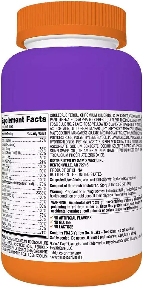 Members Mark Women's Daily Multivitamin (275 Tablets) - görsel 4