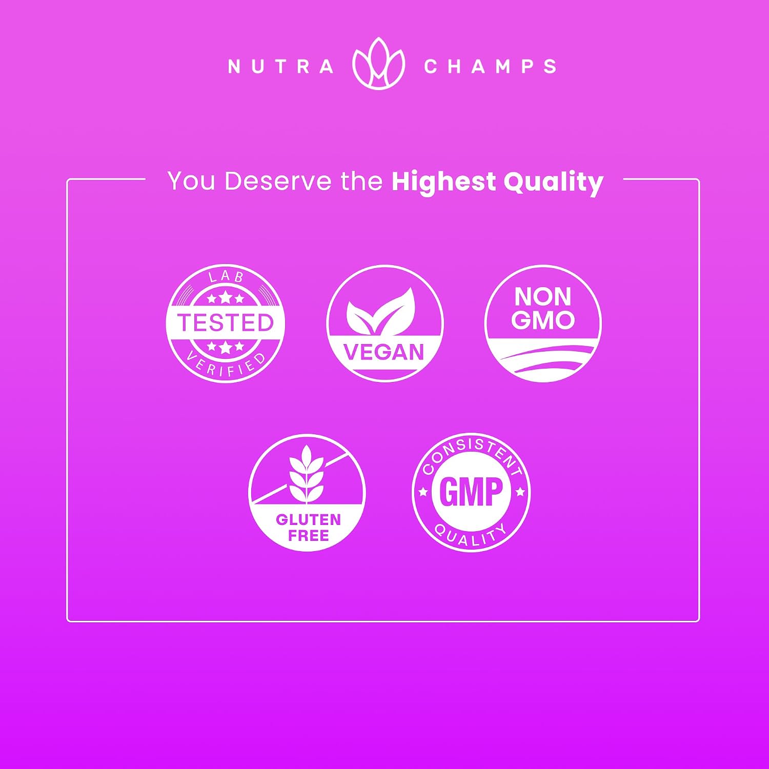 NutraChamps Sugar Free Biotin Gummies 10000mcg – High Potency for Hair, Skin & Nails, Vegan, Non-GM, Raspberry Flavour - görsel 6