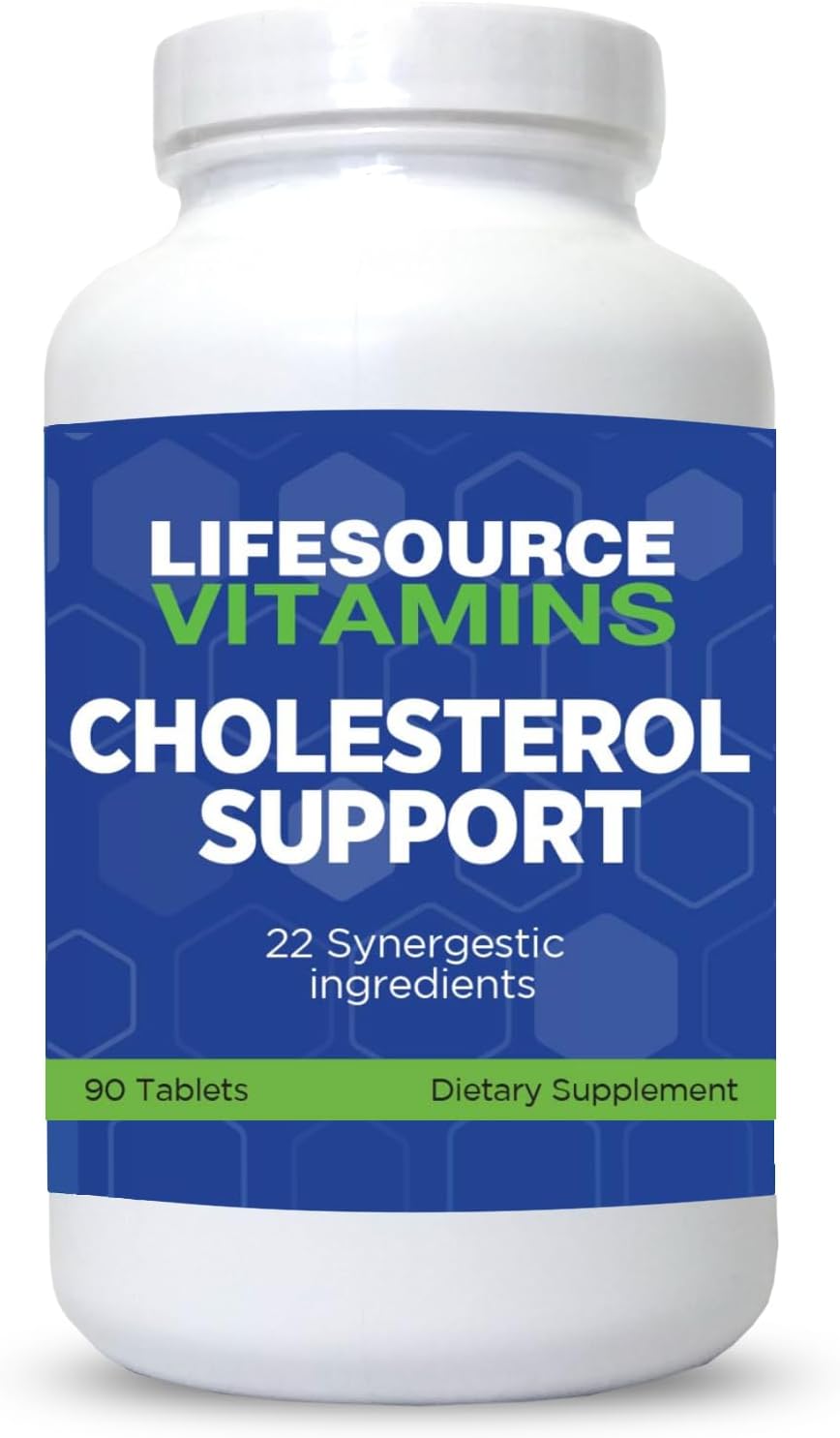 LifeSource Vitamins Cholesterol Support - 90 Tablets - görsel 1