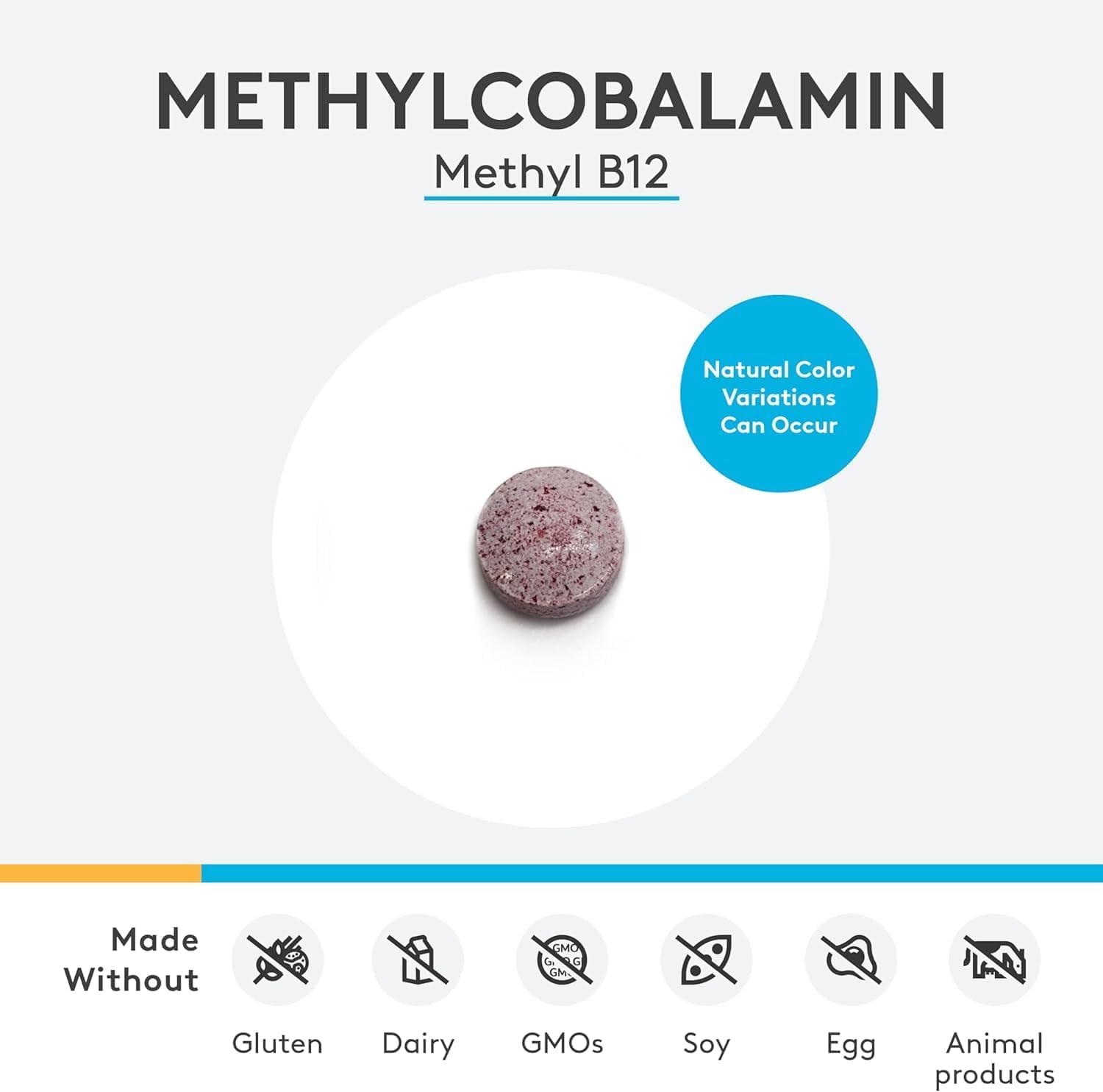 XYMOGEN Methylcobalamin - 5 mg Vitamin B12 - Supports Healthy Methylation, Neurological Health & Red Blood Cell Formation - Non-GMO & Gluten-free - 60 Quick-Dissolve Tablets - görsel 4