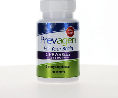 Prevagen Regular Strength Mixed Berry Chewables – 60 Tablets – 10mg Apoaequorin + Vitamin D3