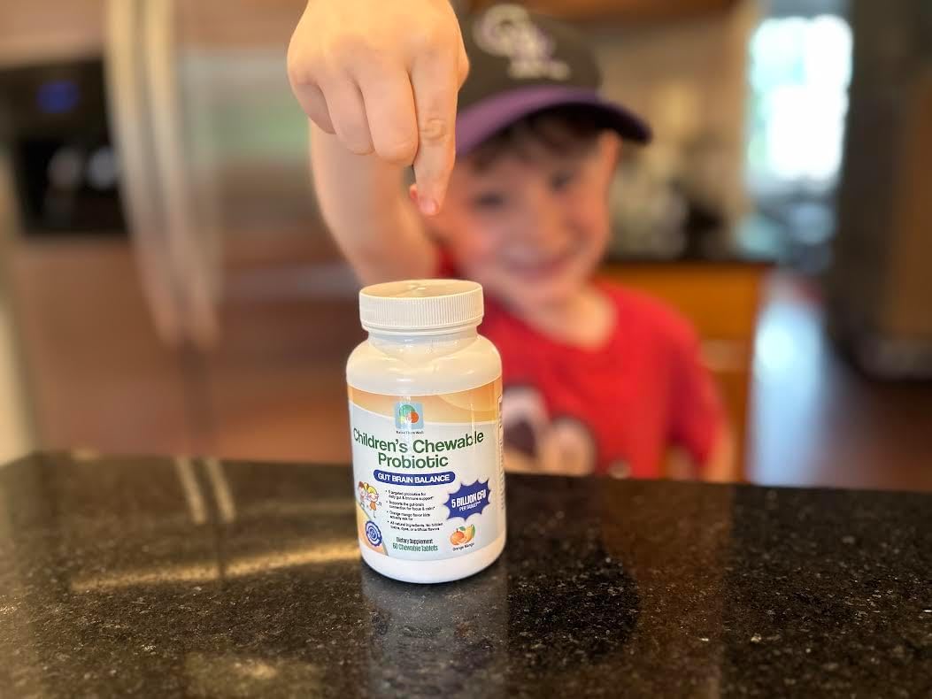 Raise Them Well Children’s Probiotic – Chewable Gut Health Tablets for Kids, Orange Mango, 60 Servings - görsel 4