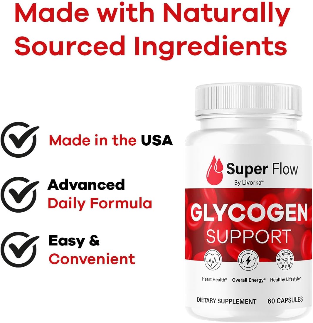 Super Flow Glycogen Capsules – Blood Health & Circulation Support - görsel 5