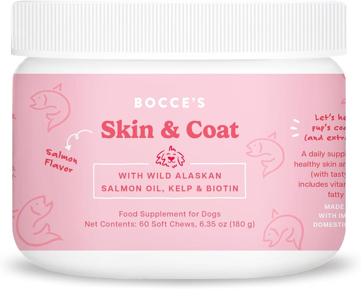 Bocce's Bakery Probiotic Supplement for Dogs, Daily Chews, Made in The USA with 7 Strains of Probiotics, Supports Digestion, Pumpkin & Sweet Potato, 60 ct - görsel 9