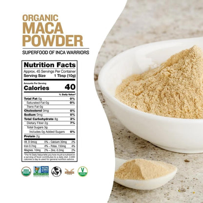 Sunfood Superfoods Organic Maca Powder, 227 g