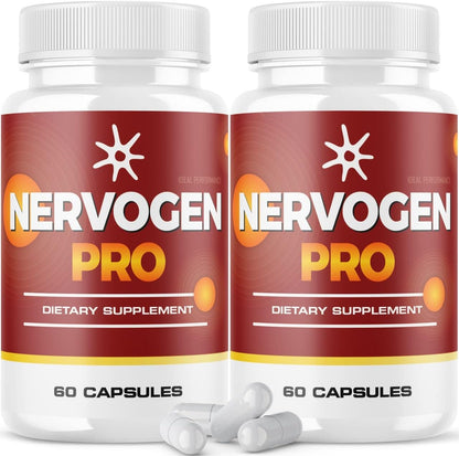 IDEAL PERFORMANCE (2 Pack) Nervogen Pro Food Supplement (120 Capsules)