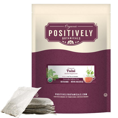 Organic Positively Botanicals Company, Burdock Root Herbal Tea, Loose Leaf, 113g