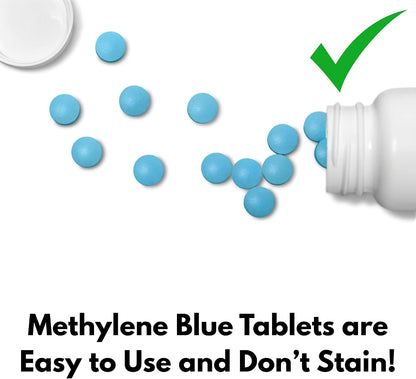 Methylene Blue, USP Grade, 20mg Tablets – 60 Scored & Unflavoured Tablets