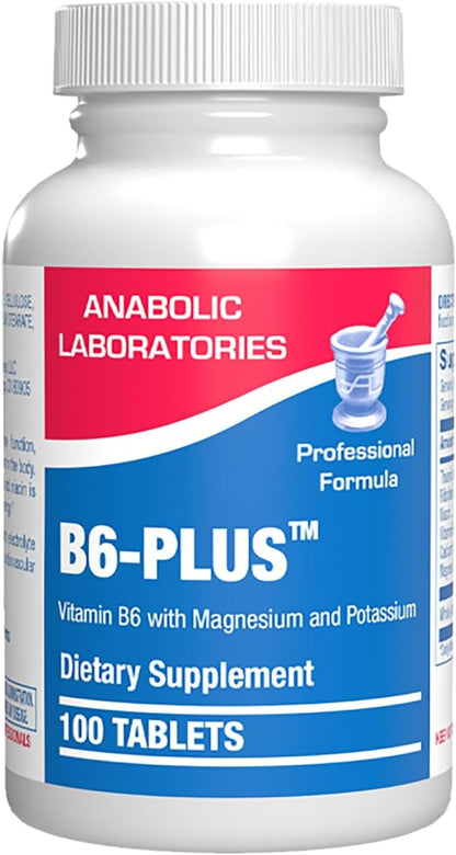 Anabolic Laboratories Calcium & Magnesium B6 Supplement - 50mg Vitamin B6 Complex