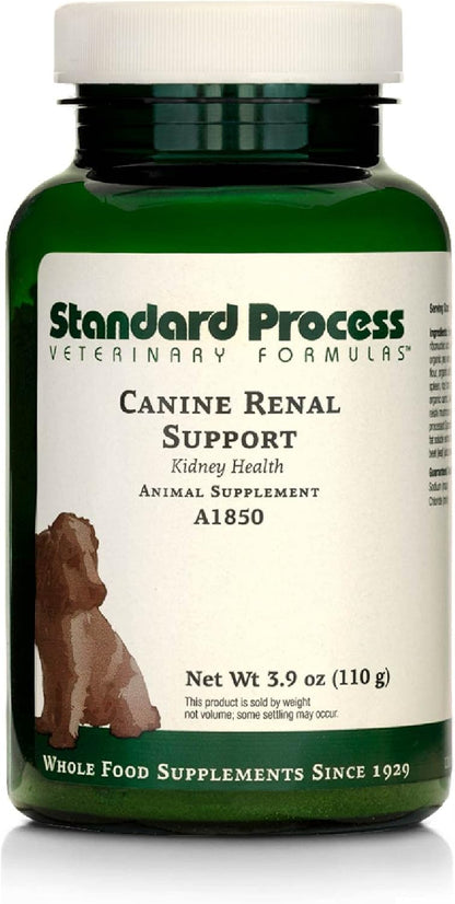 Standard Process Canine Renal Support – Dog Supplement for Kidney, Liver & Heart Health, 110 g Powder