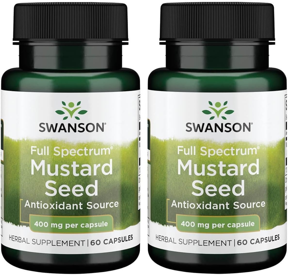 Swanson Full Spectrum Mustard Seed 400 Milligrams 60 Capsules - görsel 6