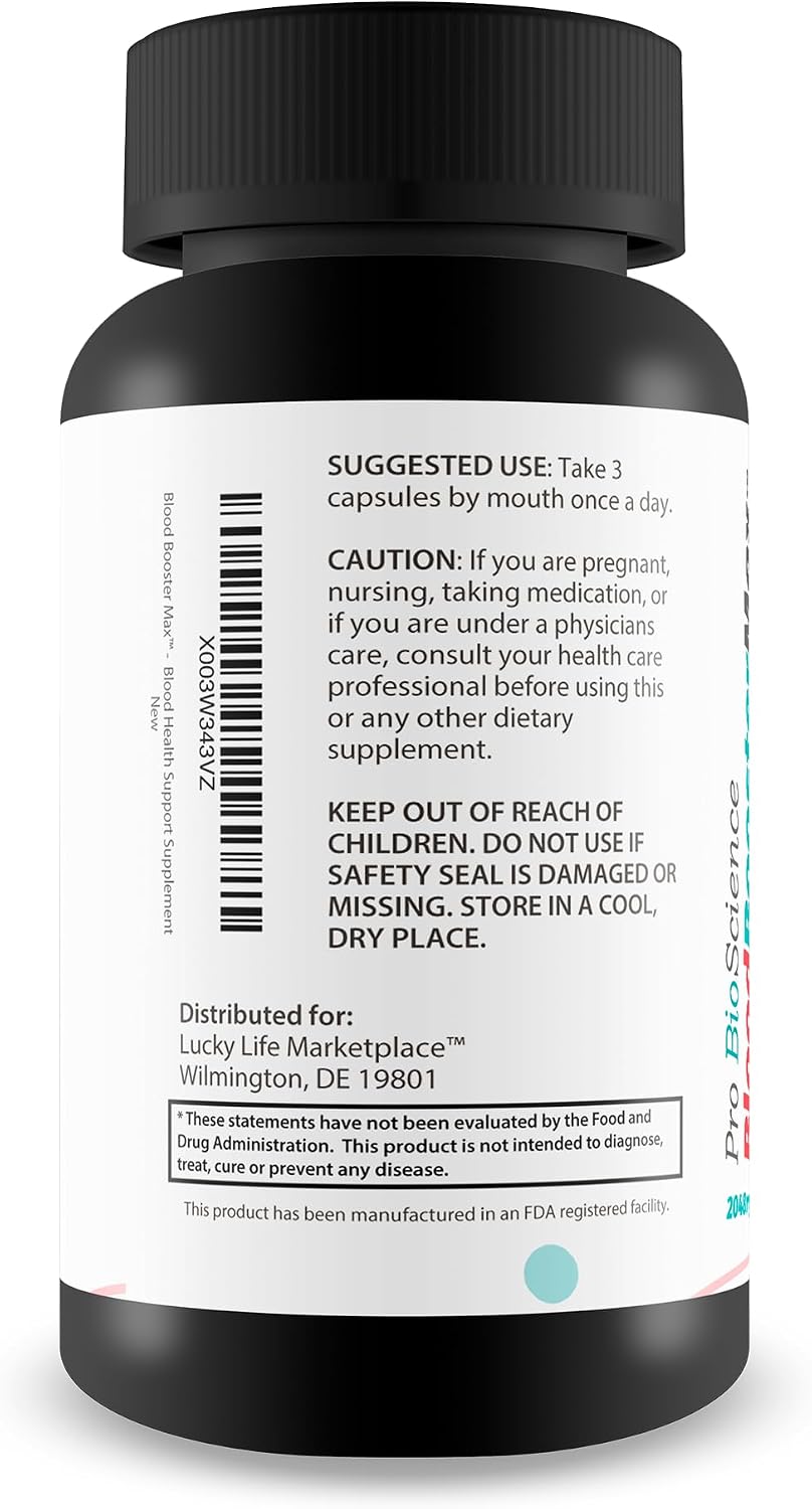 Blood Booster Max Pro Bio Science – Blood Health Support Supplement - görsel 3