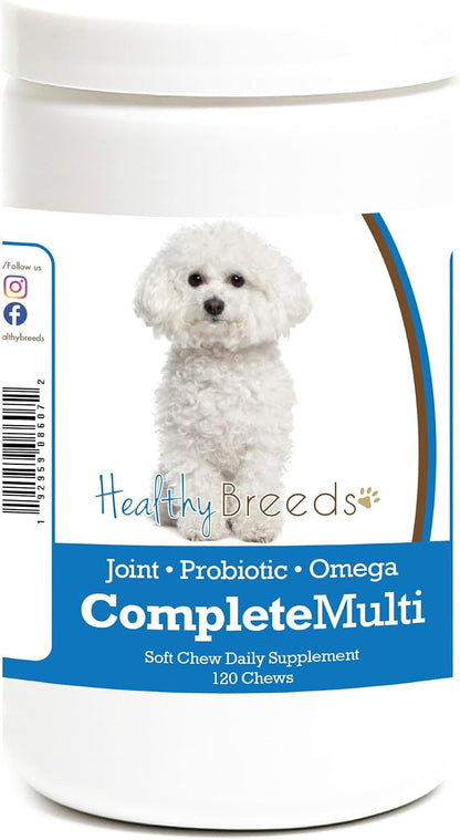 Healthy Breeds Bichon Frise All-in-One Multivitamin Soft Chew, 120 Count