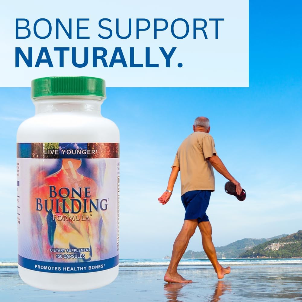Youngevity Bone Building Formula - Calcium, Magnesium, D3, Biotin, Glucosamine HCl, Trace Minerals, Boron, Horsetail, Rosehips (150 Capsules) - görsel 3