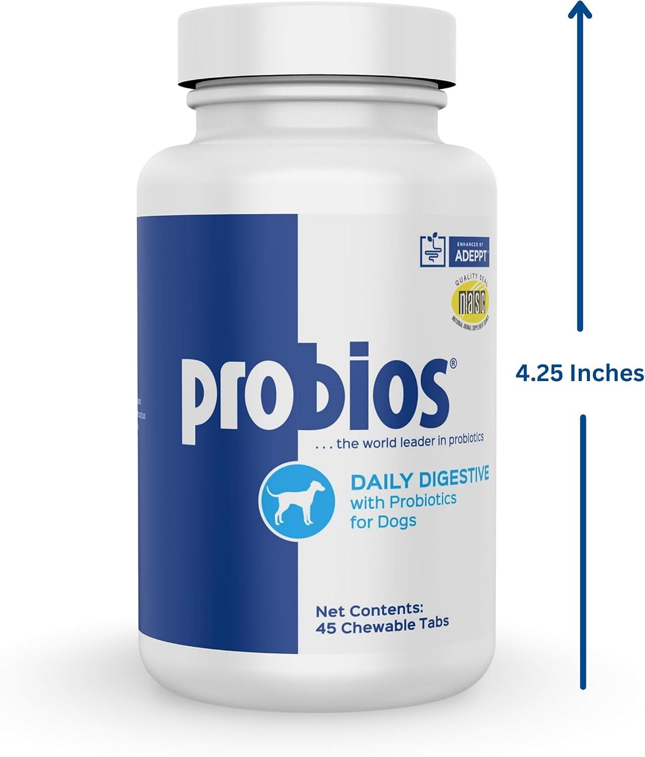 Probios Chewable Probiotic Tablets for Dogs - Chicken Liver Flavour, 45 Count - görsel 9