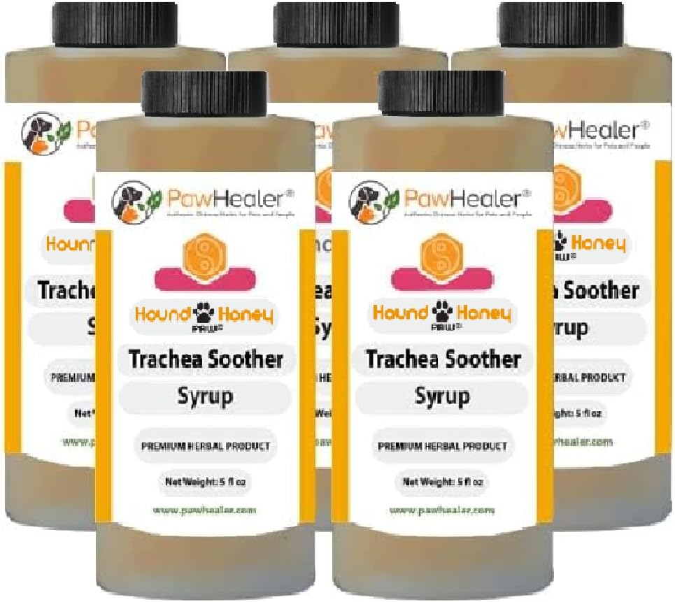 PawHealer Trachea Soother Syrup for Dogs - Hound Honey, 150 ml (Pack of 5) - görsel 1