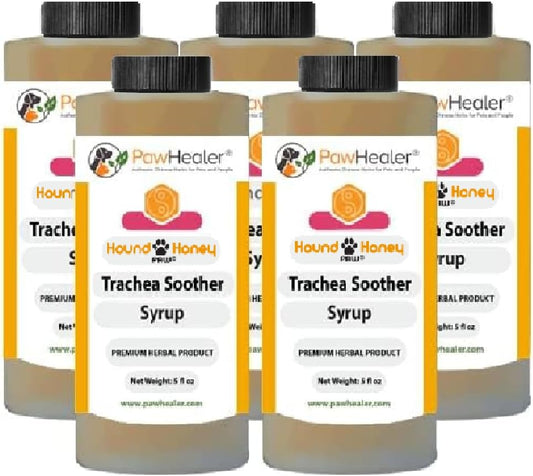 PawHealer Trachea Soother Syrup for Dogs - Hound Honey, 150 ml (Pack of 5)