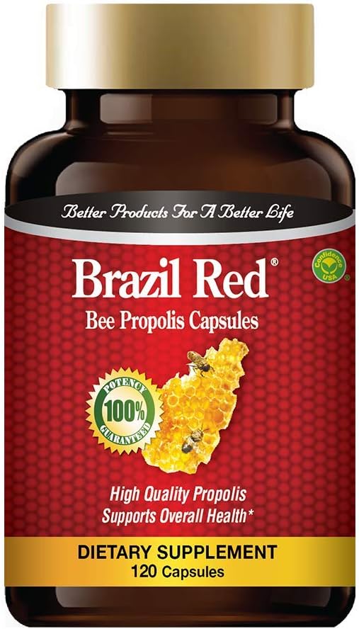 Brazil Red Bee High Concentrate Propolis (120 Capsules) - görsel 1